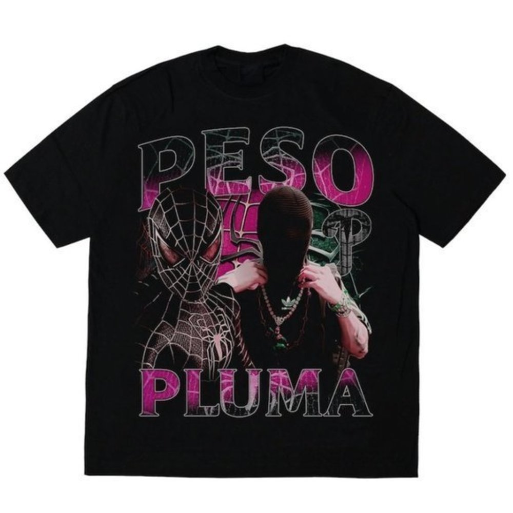 Pink Spider Peso TShirt Peso Pluma World Tour 2023 T-Shirt